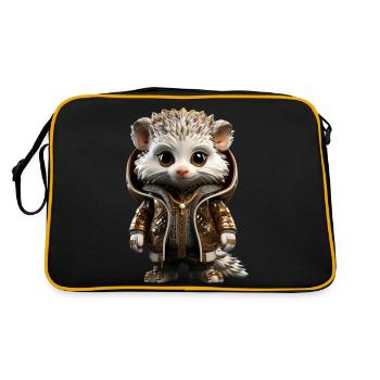 Mister Spike - Retro Bag - black/gold - Back
