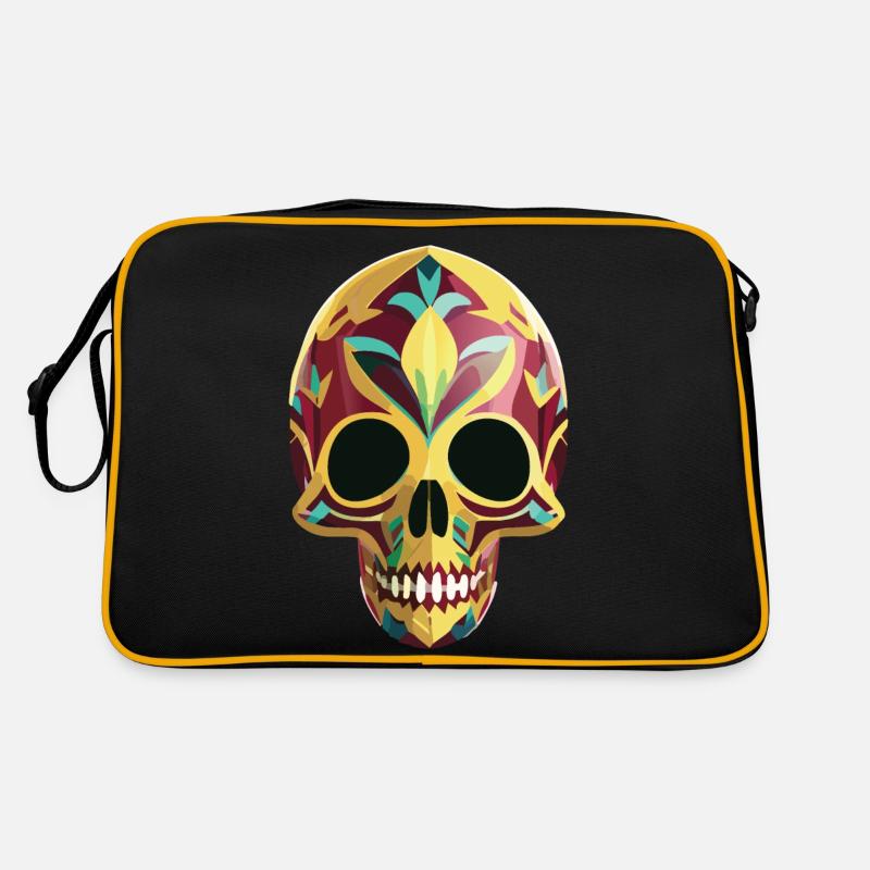 Calavera - Crâne coloré Sac Retro