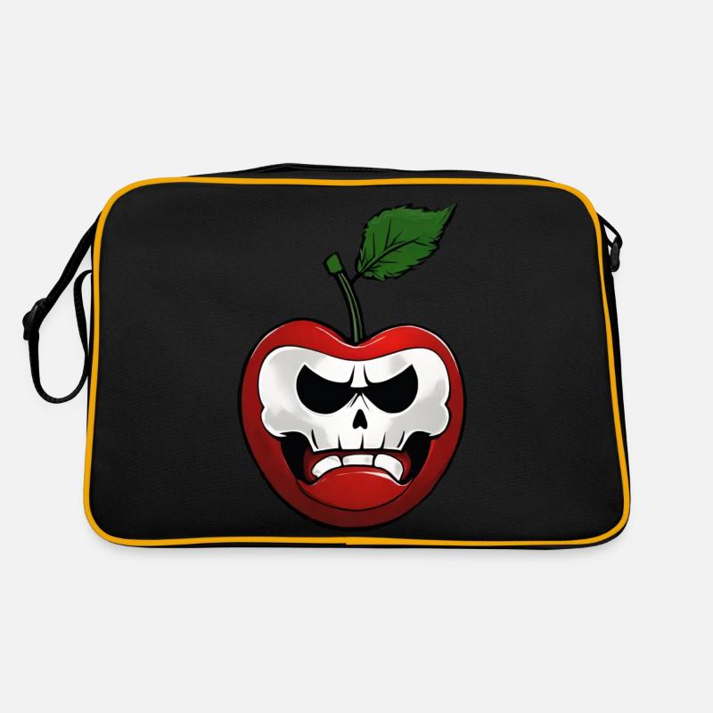 Punischerry cherry sucht einen Obstbauern Retro Tasche