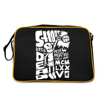 shoot until dead - Sac Retro - noir/or - Dos