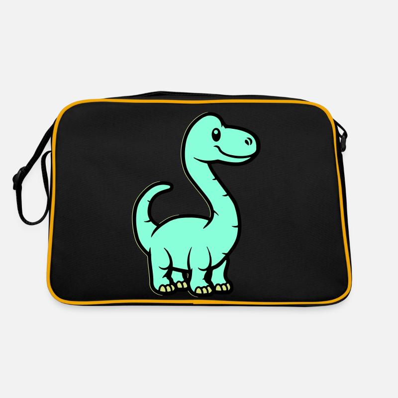 Dinosaur Brontosaurus Comic Retro Bag