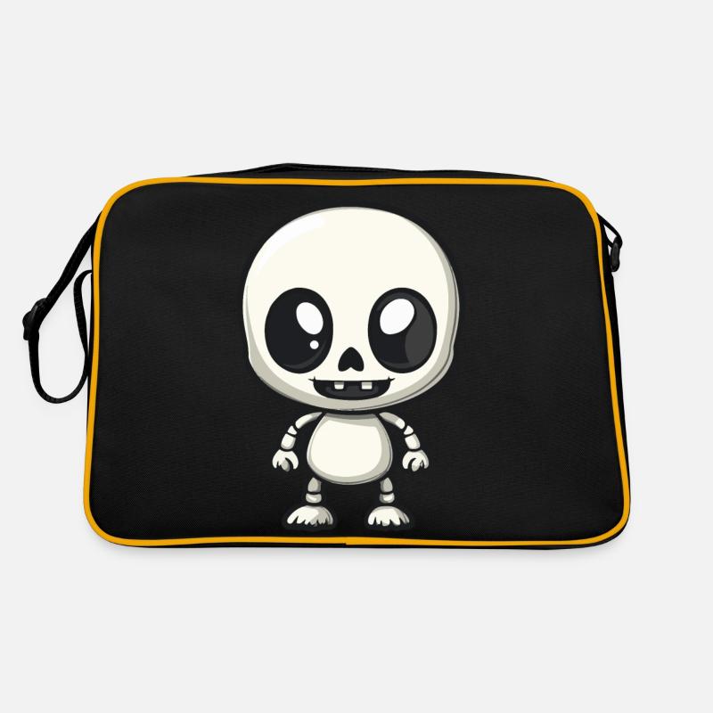 Zombie Halloween Skeleton Comic Retro Bag