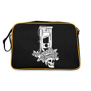 Amour de soi // Illustration - Sac Retro - noir/or - Dos