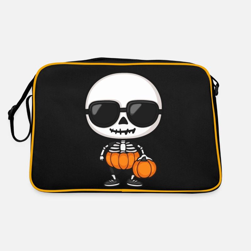 Zombie Halloween Squelette Cool Sac Retro