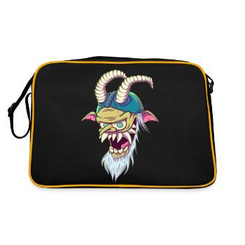 Krampus - Sac Retro - noir/or - Dos