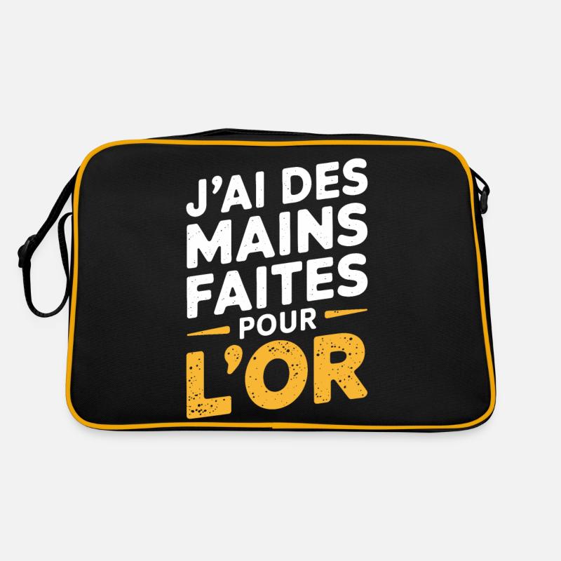 J'ai des mains faites pour l'or Sac Retro