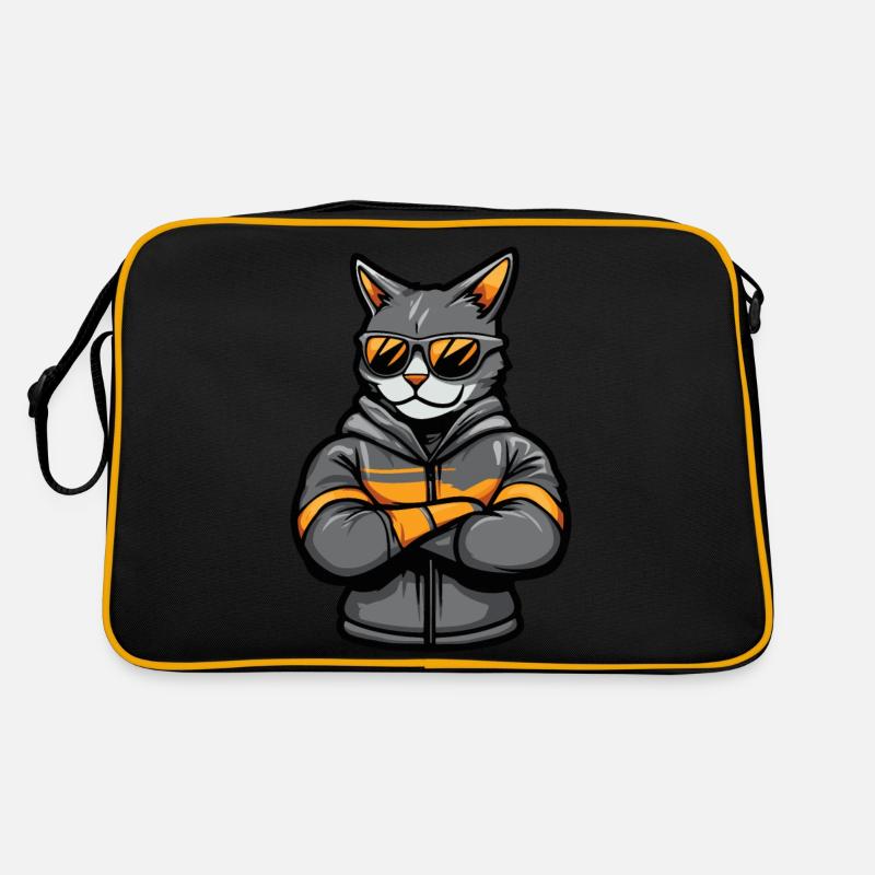 Bande dessinée Chat Sac Retro
