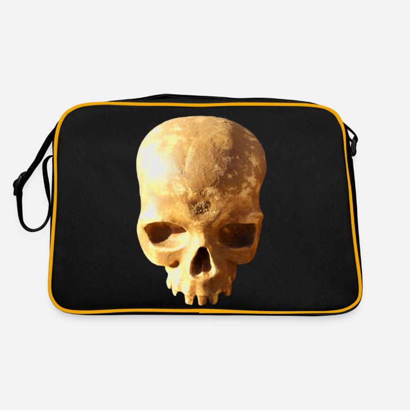 Skull background Retro Bag