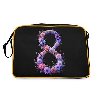 Women's Day 8 March Together for Strength & Freedom - Retro Bag - black/gold - Back
