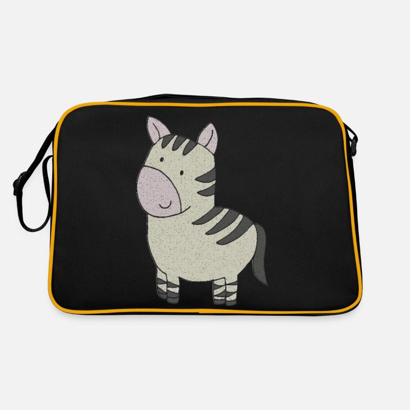 zebra stoff Retro Tasche