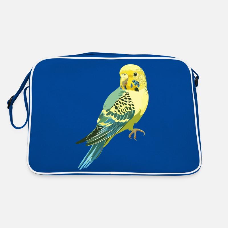 Budgerigar Retro Bag