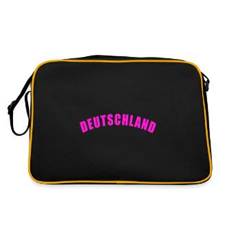 ALLEMAGNE GESCHENK GERMANY - Sac Retro - noir/or - Dos