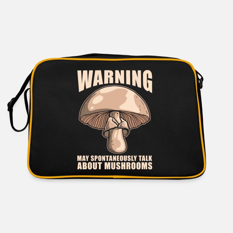 Cueilleur de champignons de champignons Cueilleur de champignons Sac Retro