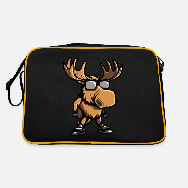 Bande dessinée cool Moose Sac Retro