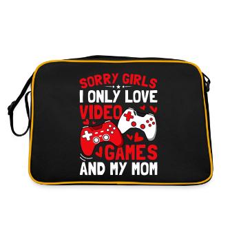 Boys Valentines Day Kids Video Games Funny gamer - Sac Retro - noir/or - Dos
