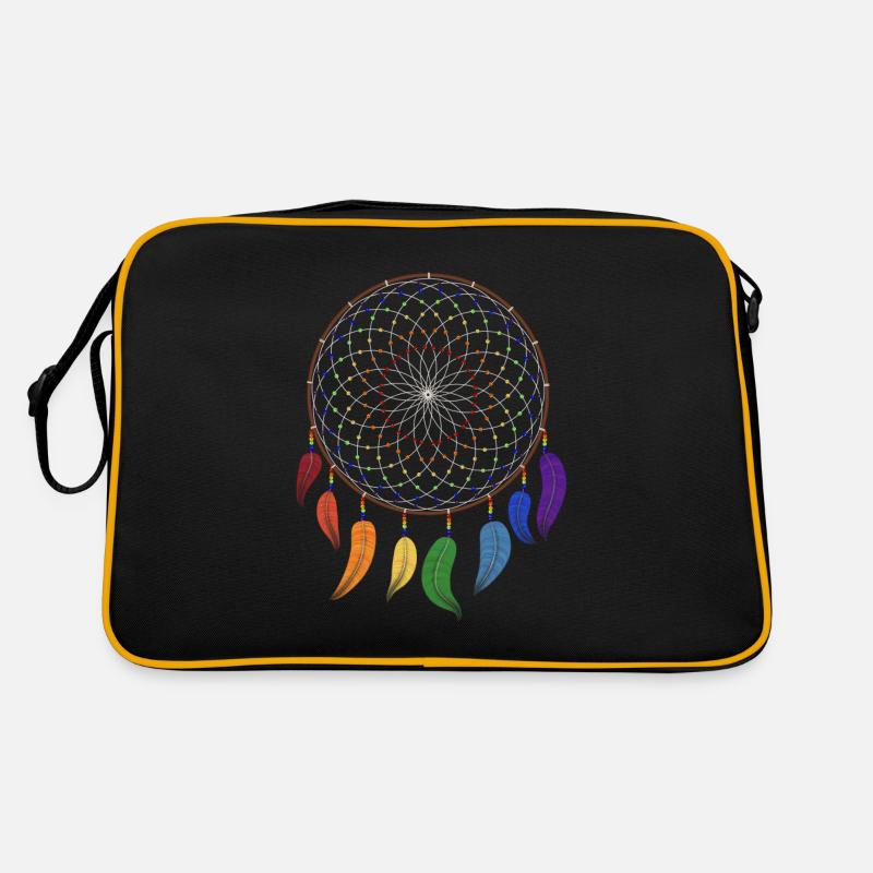Dreamcatcher Rainbow Chakra Retro Bag