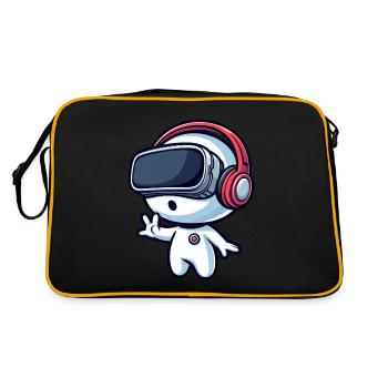 Alien Alien VR Joueur de réalité virtuelle - Sac Retro - noir/or - Dos