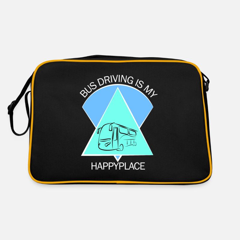 Bus Bus Driver School Bus Bus Bus Driver Retro Bag