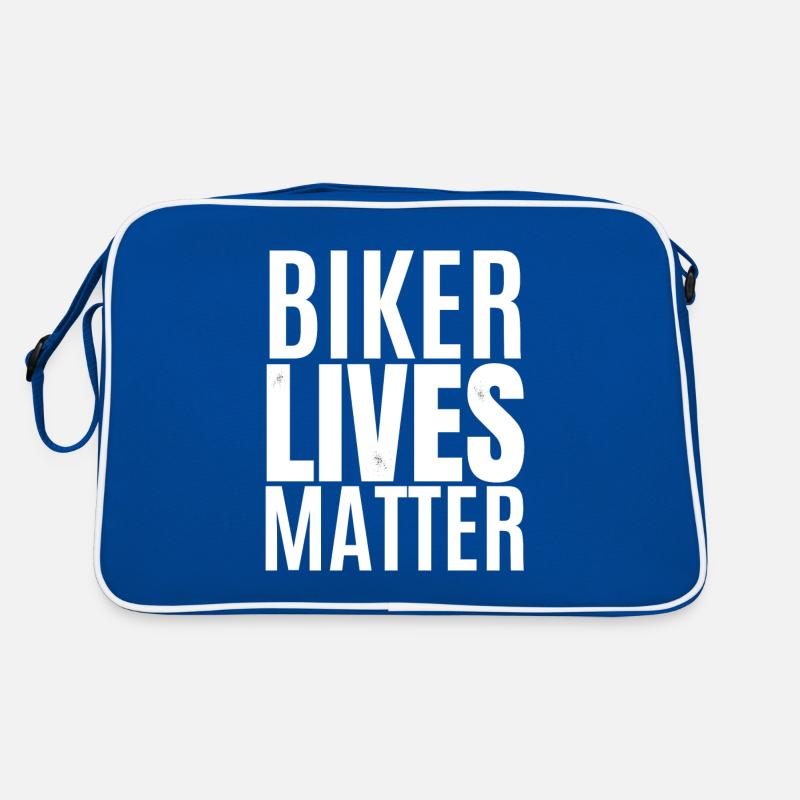 Bikerleben zählen Retro Tasche