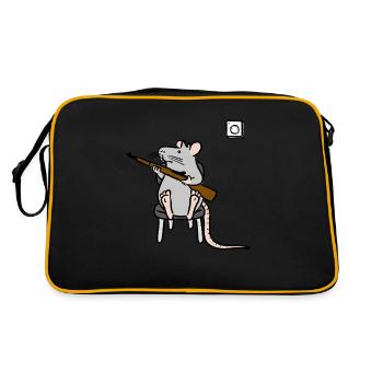 Don't touch that dial - Retro Bag - black/gold - Back