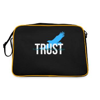 Trust - Trust in the ability to fly farther - Retro Bag - black/gold - Back