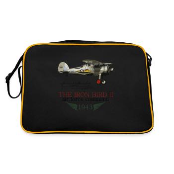 AVIONS DE CHASSE 2 - Sac Retro - noir/or - Dos