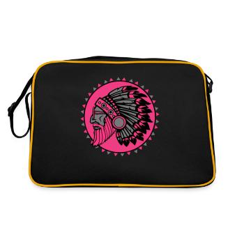 Beard indian - Sac Retro - noir/or - Dos