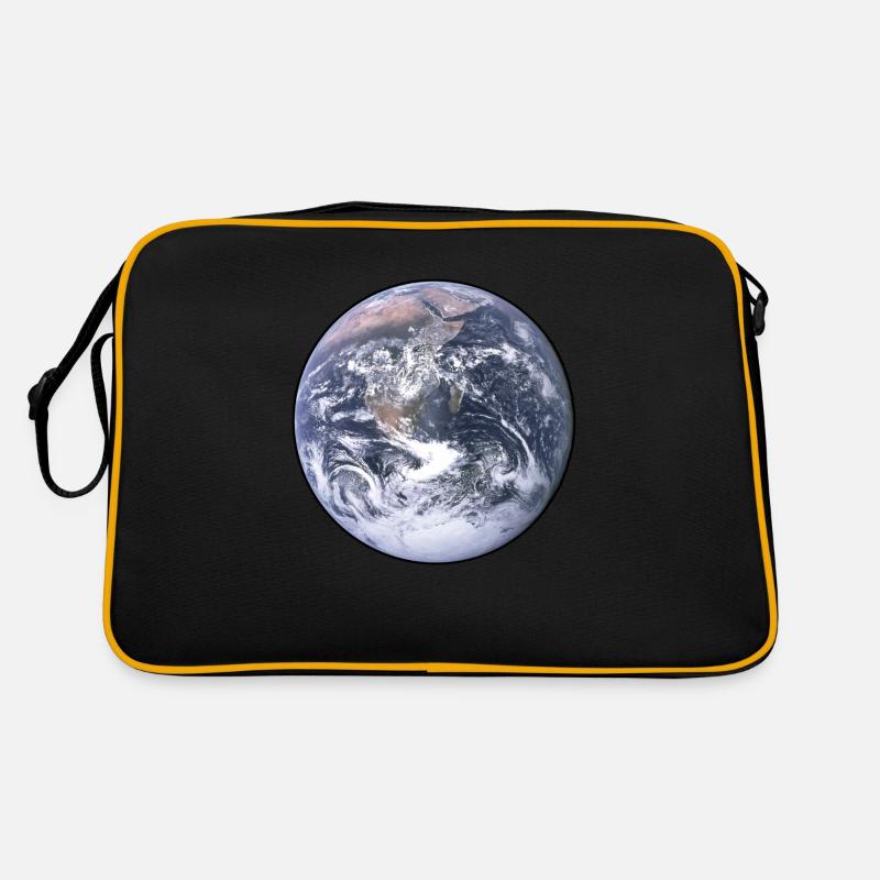Erde - Planet - Die Welt - Mutter Erde Retro Tasche