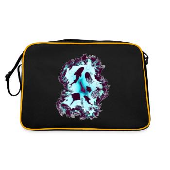 Sea Life Dream Vacation Marine life in the Caribbean - Retro Bag - black/gold - Back