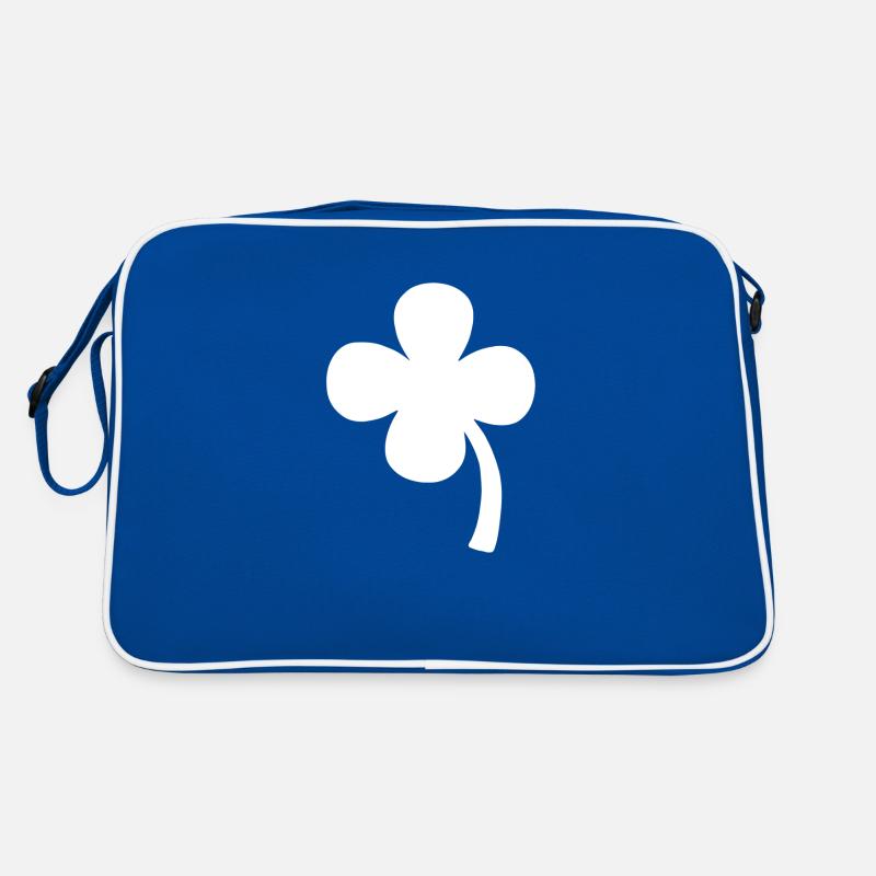 Graphic Clover Leaf Retro Tasche