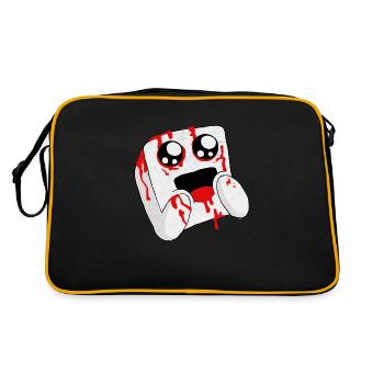 Bloody marshmallow - Retro Bag - black/gold - Back