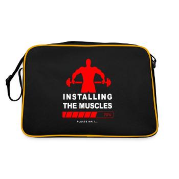 Installing muscles 2 - Sac Retro - noir/or - Dos