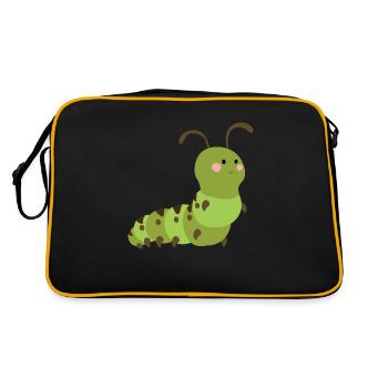 Caterpillar - Retro Bag - black/gold - Back