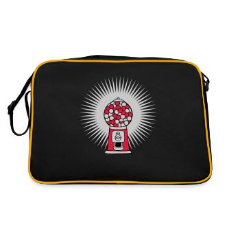 Radiation Chewing Gum Dispenser - Retro Bag - black/gold - Back