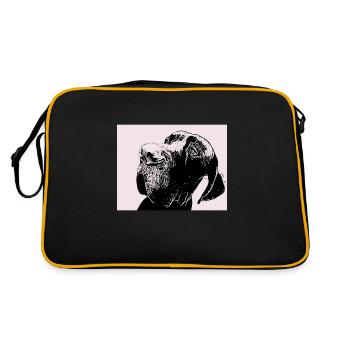 Great Dane - Retro Bag - black/gold - Back