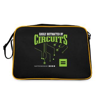Distrait par les circuits Electrician Electric - Sac Retro - noir/or - Dos