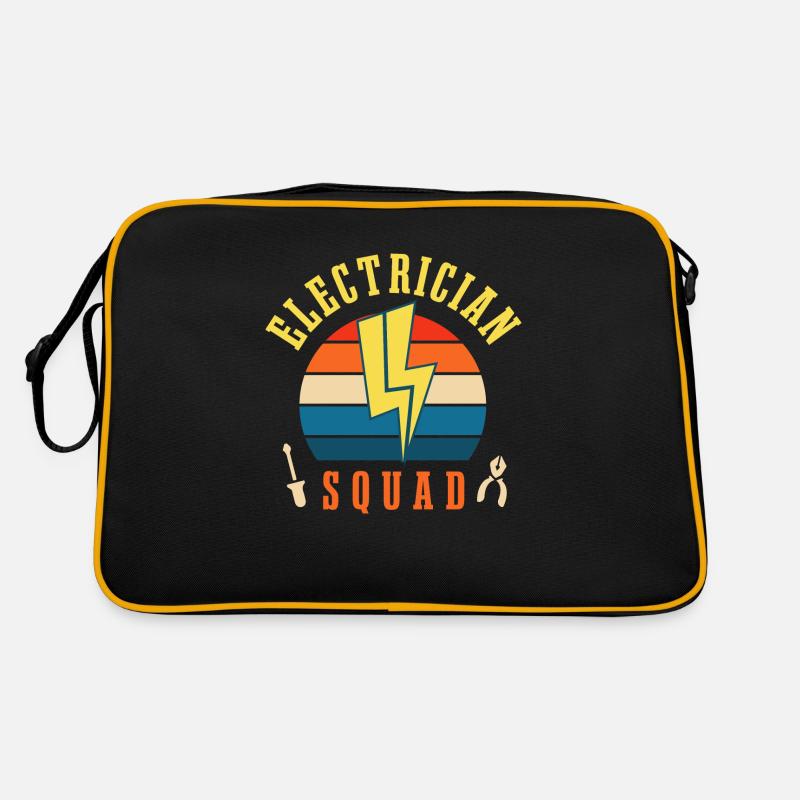 Electrician Squad Hobby Worker Electronic Sac Retro