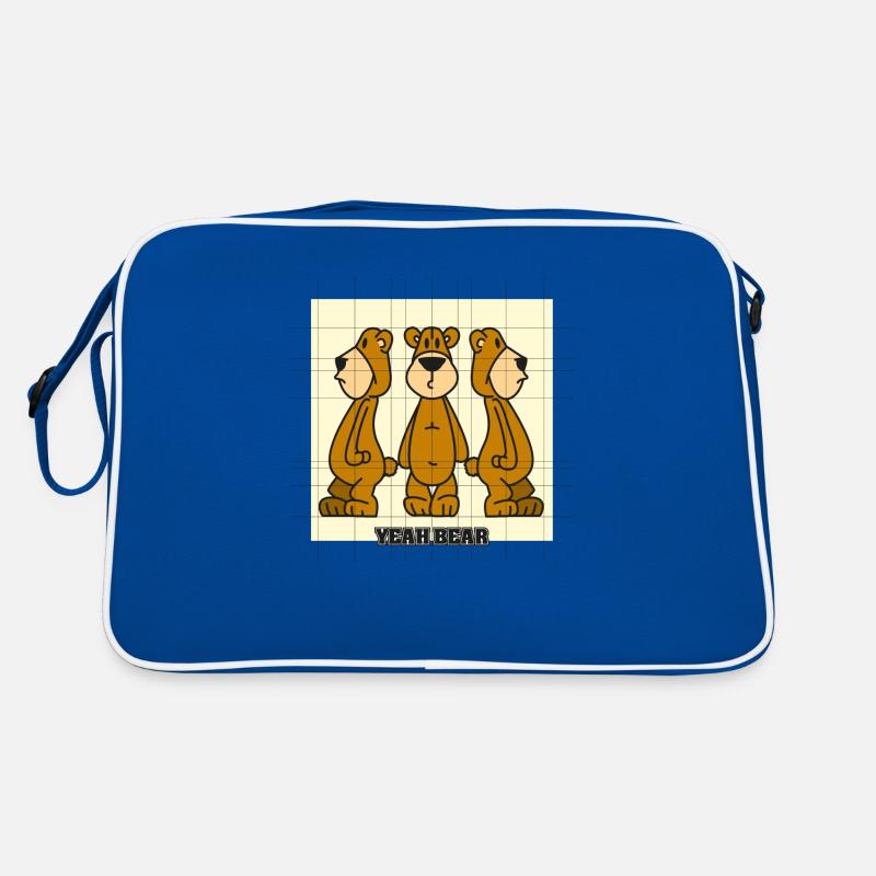 YEAH BEAR Retro Tasche