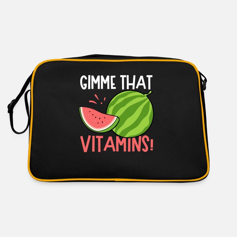 Pastèques tropicales Gimme Vitamins Ironic Summer Sac Retro