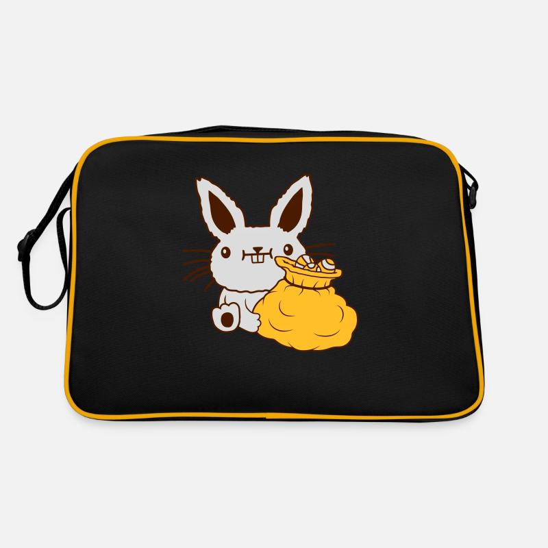 Osterhase großer Eier Sack Retro Tasche