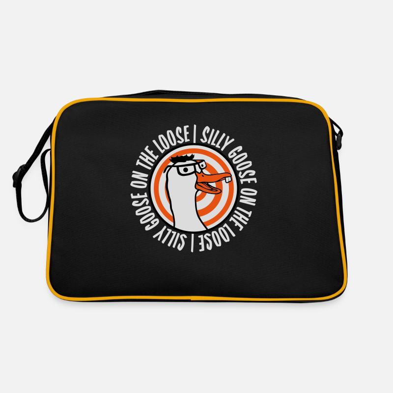 goose on the loose Retro Tasche