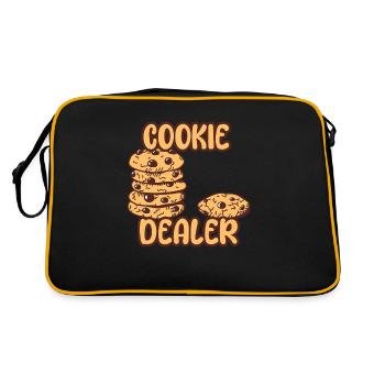 Marchand de biscuits - Biscuits au chocolat de Noël - Sac Retro - noir/or - Dos