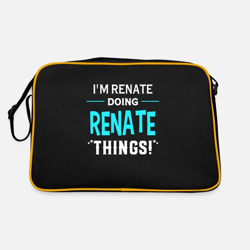 I Am Renate Doing Renate Things Geschenk Lustiges Retro Tasche