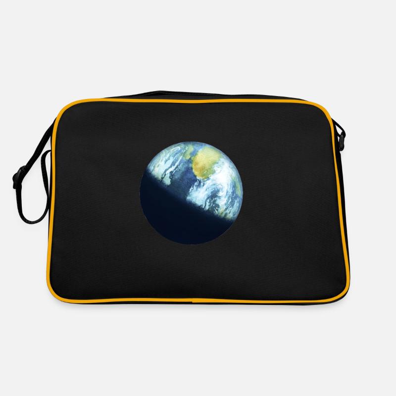 Planet Erde Retro Tasche
