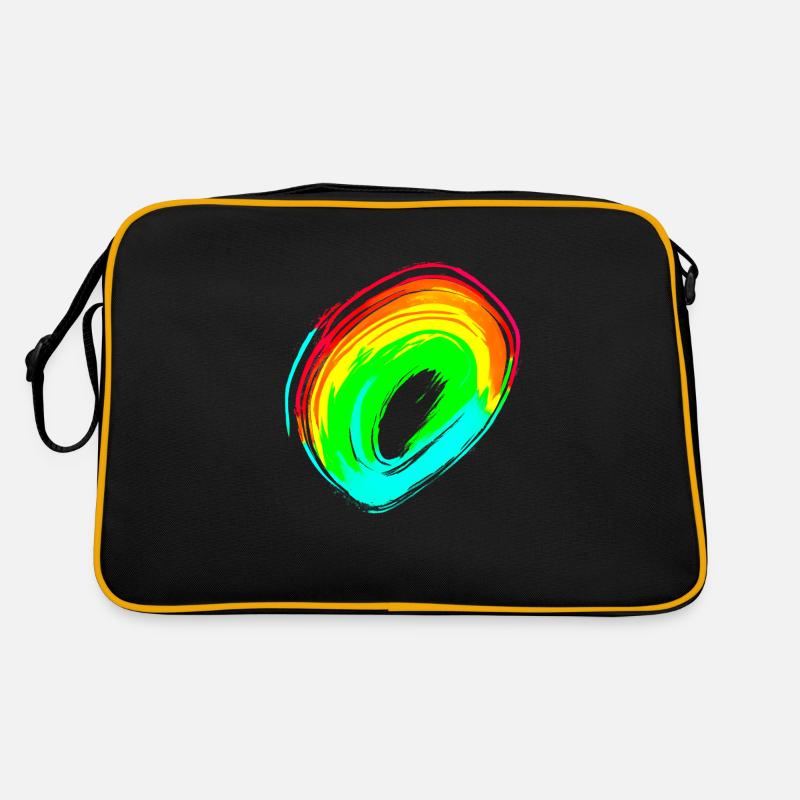Rainbow dégradé coloré cool rétro tendance Art 3 Sac Retro