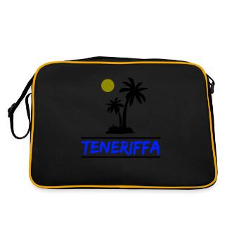 Ténérife - Sac Retro - noir/or - Dos