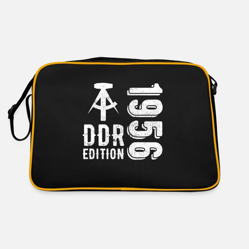 DDR 1956 Edition Geschenk - Retro Tasche - Schwarz/Gold