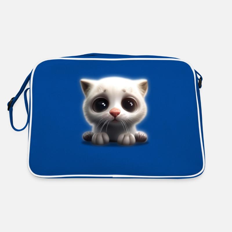 Super cute kitten Retro Bag