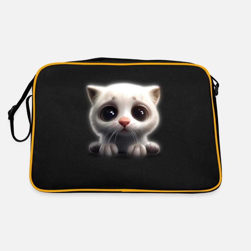 Super süßes Kätzchen Retro Tasche