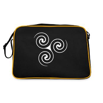 Vertebra - Retro Bag - black/gold - Back